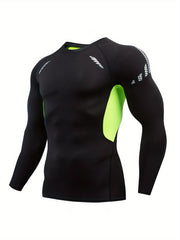 Men's Long Sleeve Compression Shirt for Sports Workout