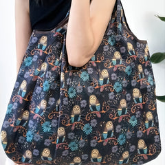 All Over Print Shoulder Bag Large Capacity Lightweight Shopper Bag
