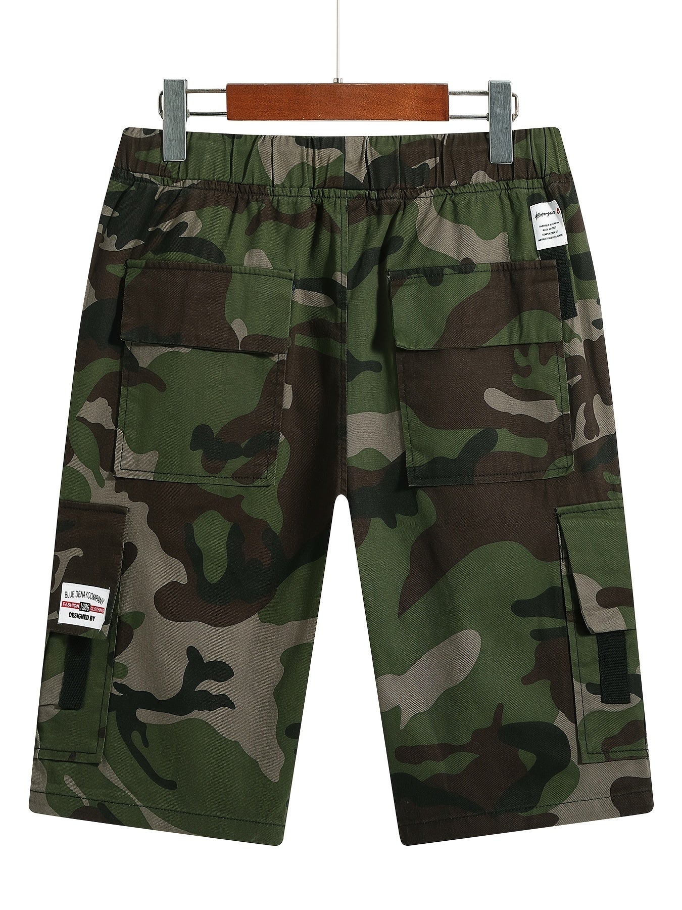Men's Camo Cargo Shorts for Spring and Summer