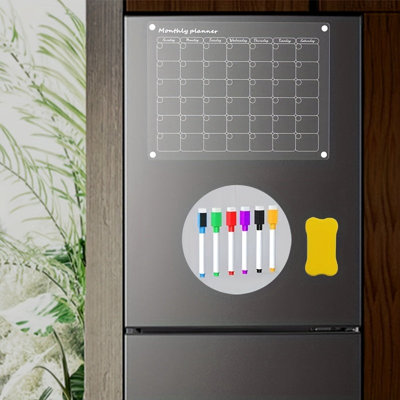 Acrylic Magnetic Refrigerator Calendars