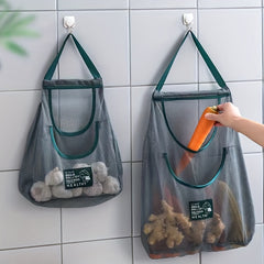 Mesh Fruit & Vegetable Hanging Bag - Kitchen Storage