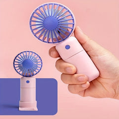 Mini Portable Fan Rechargeable Bladeless Fans Ultra quiet Personal Hand Fan