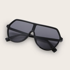 Vintage Square Polarized Sunglasses Classic Large Metal Glasses Unisex