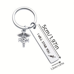 Stainless Steel Keychain Nurse's Gift