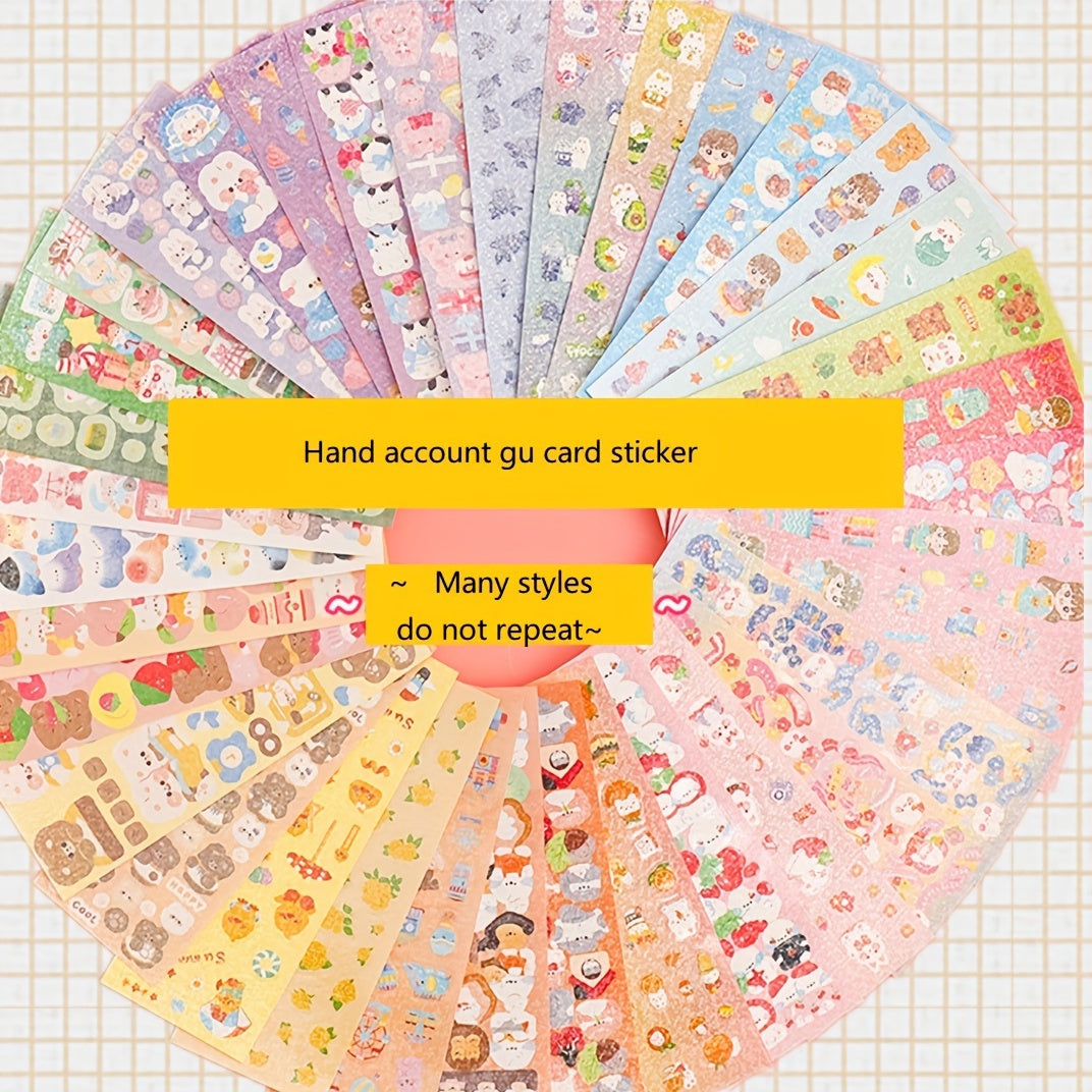 40pcs Puzzle Toy Sticker Set for DIY Crafts, Children's Gifts, Wrapping, Decor