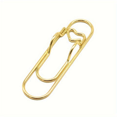 Metal Love Pen Holder Portable Fixed Pen Buckle Heart Shaped Bookmark