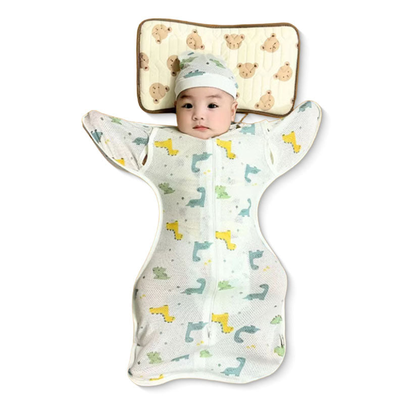 Ultra Soft Infant Sleeping Bag 0-6 Months with Bear Hat