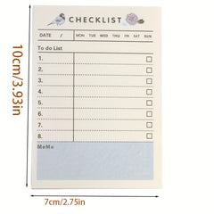 Small To-Do List Sticky Notes and Planner with Checklist Sticky Notes - 2 Sets