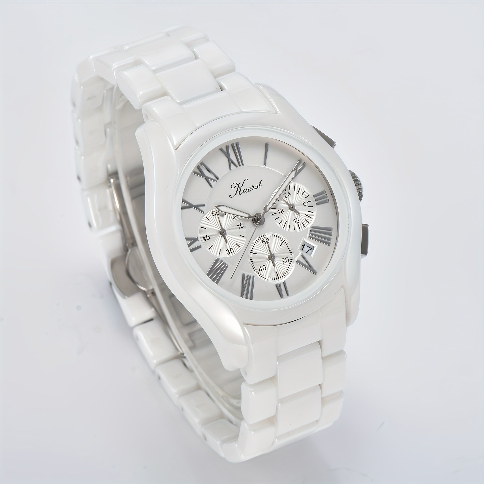 KUERST Teenager's Full Ceramic Strap Quartz Watch