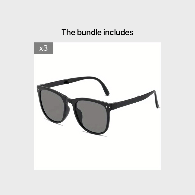 Cat Eye Foldable Sunglasses For Women Men Portable Outdoor Eyewear