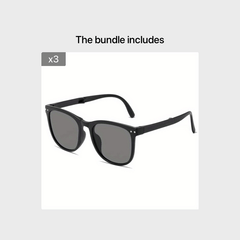 Cat Eye Foldable Sunglasses For Women Men Portable Outdoor Eyewear
