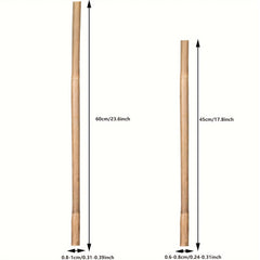 10pcs Bamboo Plant Stakes Outdoor Indoor Garden Support Stakes