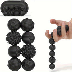 Silicone Magnetic Ball Set Adult Sensory Toy Compact Portable Textured Rolling