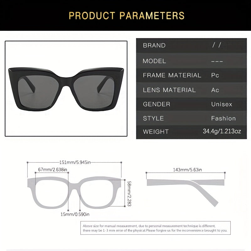 Y2K Cat Eye Sunglasses Tortoiseshell UV400 Shades for Travel Summer