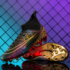 High Top Non Slip AG Football Cleat for Boys
