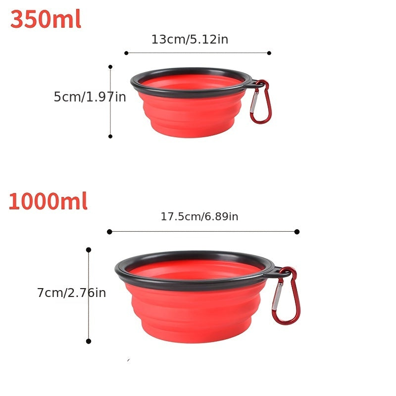 Collapsible Pet Bowl Portable 1000ml