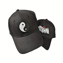 Yin Yang Embroidered Baseball Cap Hip Hop Sun Hat