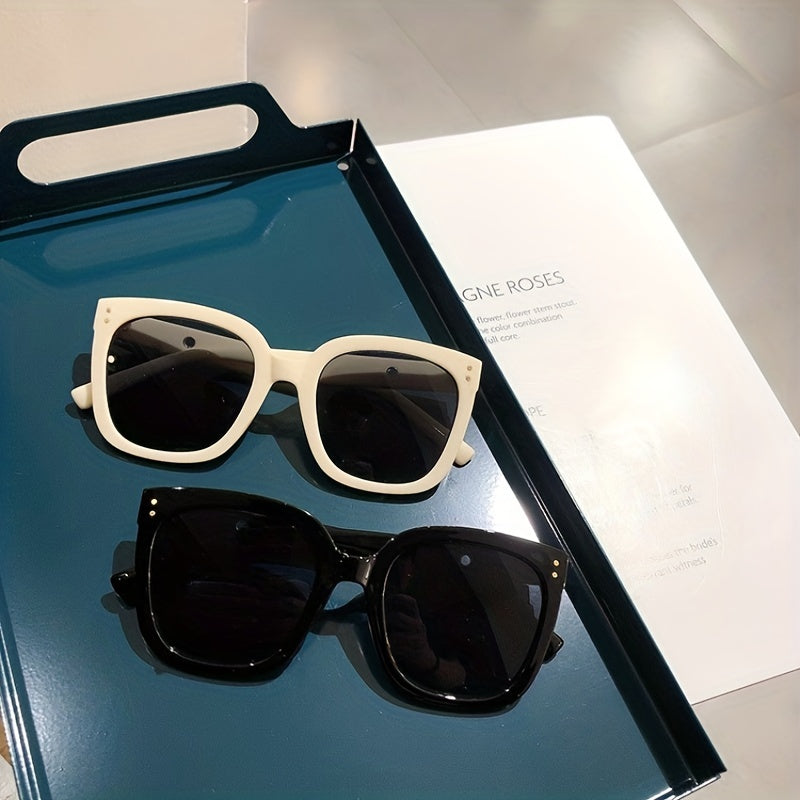 Square Sunglasses Mirror Lens UV400