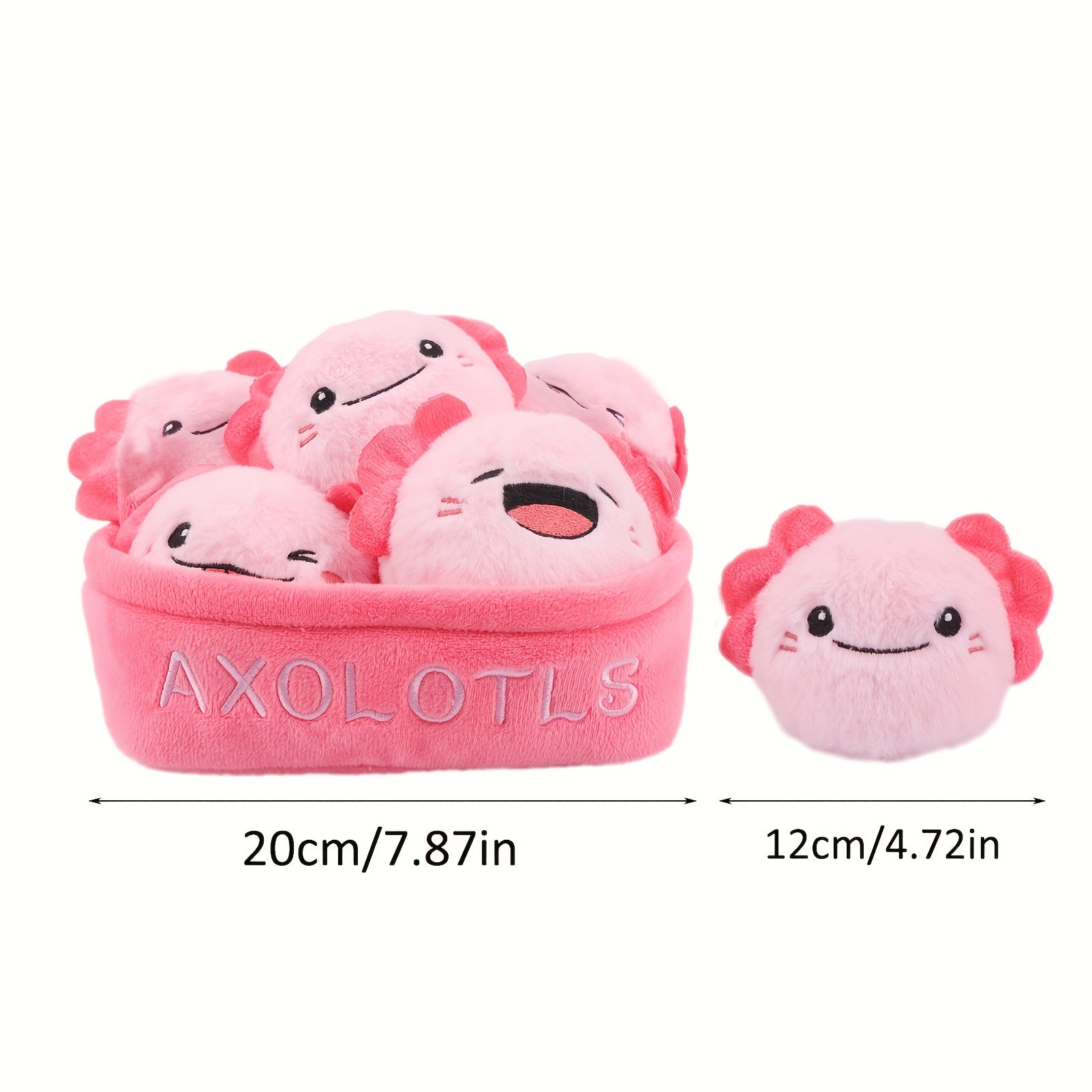 Molutian Plush Animal Basket Soft Stuffed Toys Incl...