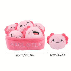 Molutian Plush Animal Basket Soft Stuffed Toys Incl...