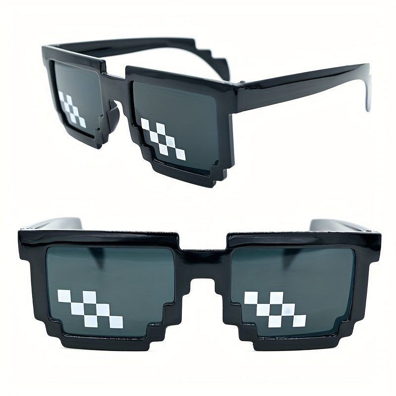 Funny Mosaic Glasses Men's Sunglasses for Traveling Party Gift