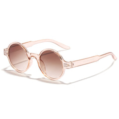 Round Sunglasses UV Protection Gradient Stylish Driving Eyewear