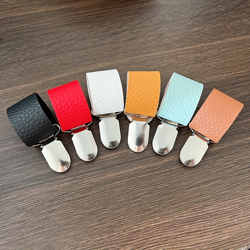 PU Leather Hat Clip Travel Hat Clips For Luggage