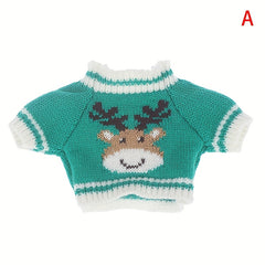 Mini Christmas Doll Costume Sweater Gift for Doll House