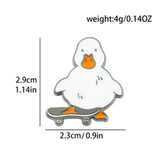 Duck Flat Billed Pin Cartoon Yellow Duck All Sports Series Metal Pin