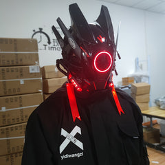 Punk Luminous Masks Halloween Party Decorative Masks Handmade