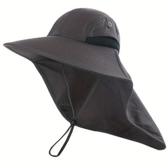 UV Protection Sun Hat Mesh Breathable Bucket Hat Boonie Hat