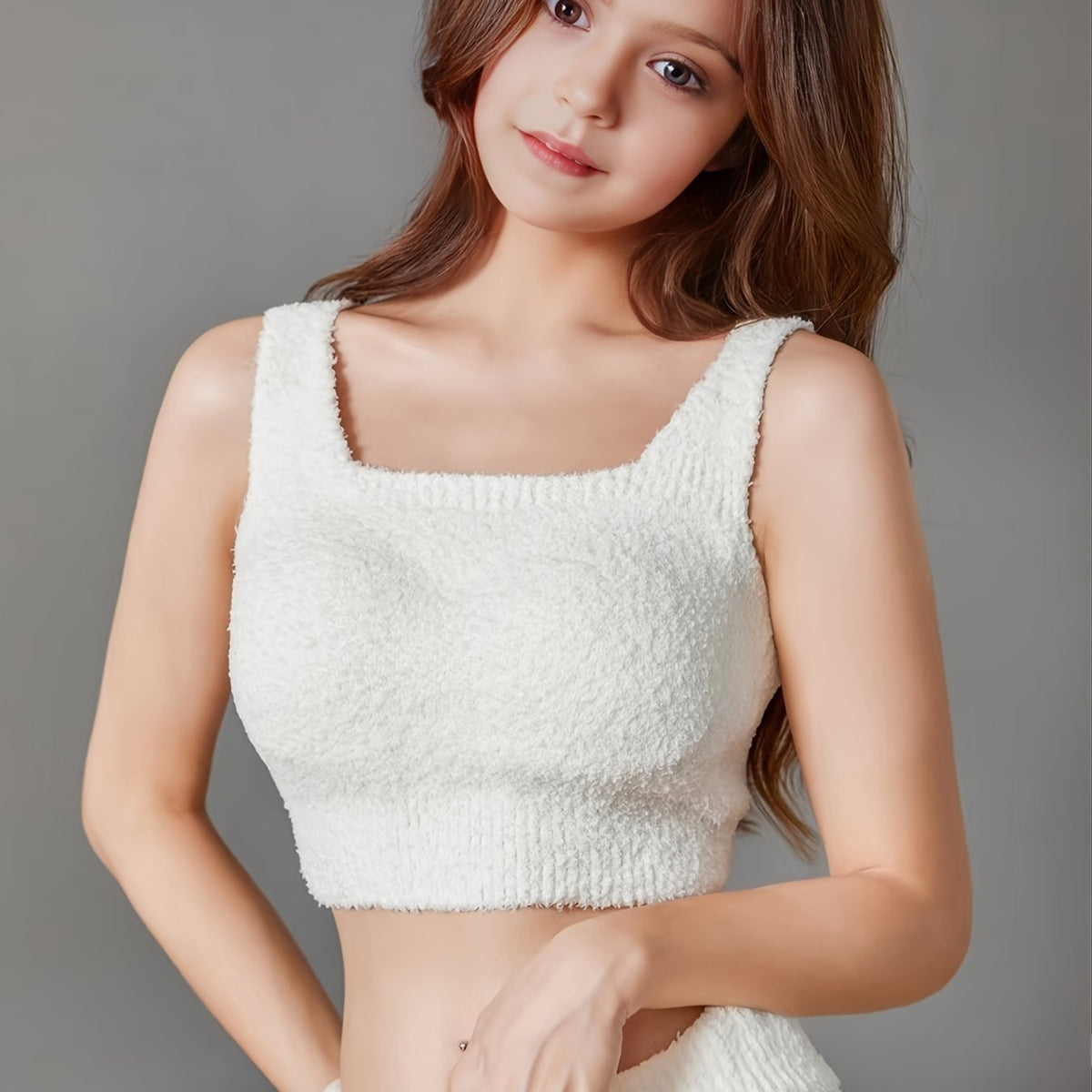 Cozy Thermal Lined Cami Tank Base Layer Vest