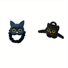 Silicone Cat Hair Claw Hair Clip Female Large Back Head Clip Cartoon Headwear