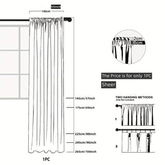 Japanese Style Hollow Striped Sheer Curtain Crochet Style Argyle Pattern