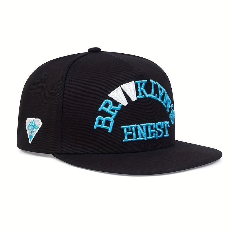 Hip Hop Flat Brim Snapback Hat Men Women Adjustable Trucker Cap