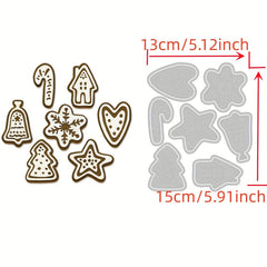 1pc Christmas Cutting Dies For Scrapbooking Paper Craft Card Album Punch
