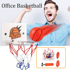 4pcs Mini Basketball Set for Kids, Portable Indoor/Outdoor Hoop Stand