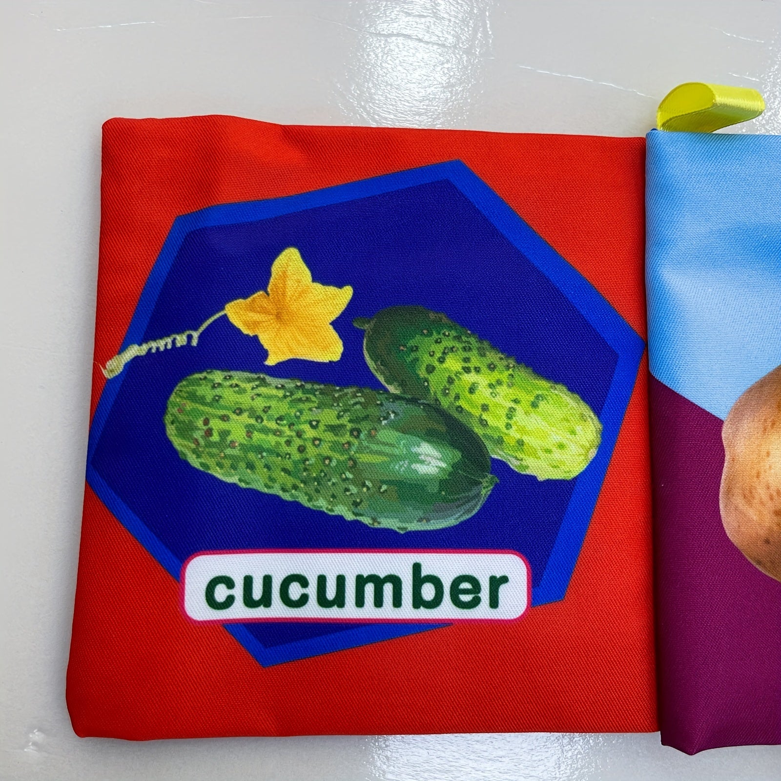 Interactive Vegetables Cloth Book for Babies