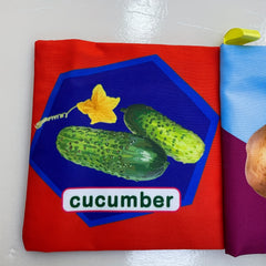 Interactive Vegetables Cloth Book for Babies