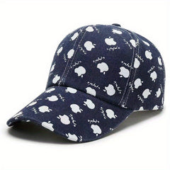 Fruit Printed Baseball Cap Lightweight Sun Hat for Women