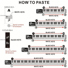 Piano Keyboard Stickers For Beginners