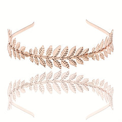 Leaf Headband Hair Hoop Baroque Bridal Jewelry Leaf Tiara Hair Accessories Gift