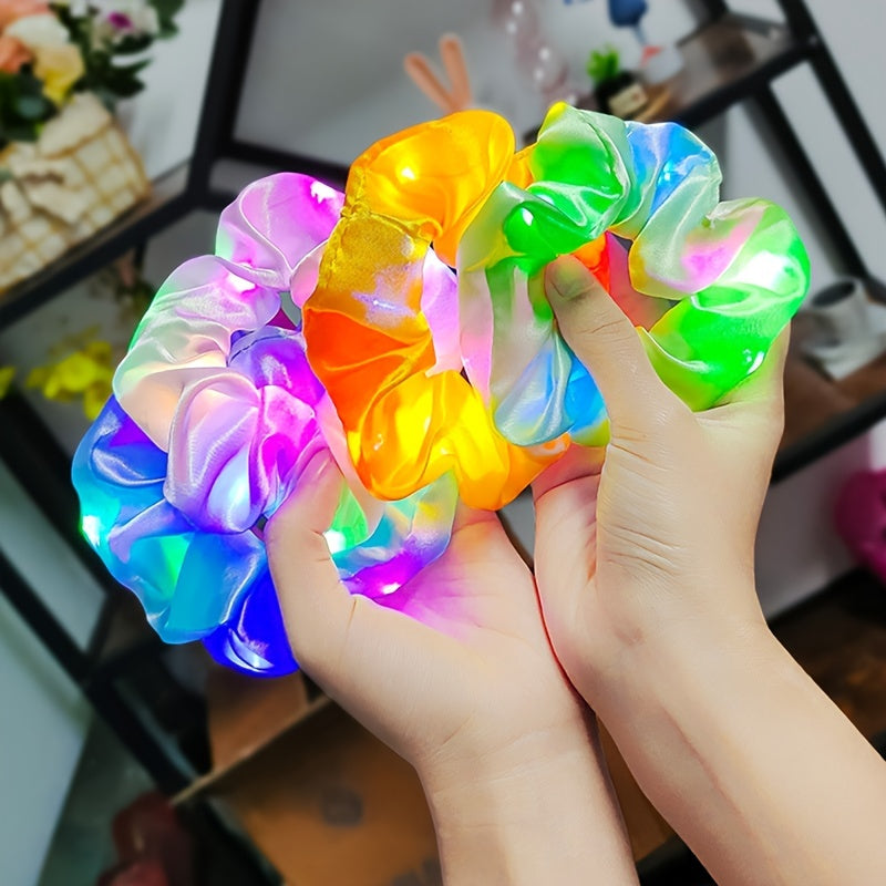 Luminous Charm Hair Tie Ponytail Holder Novelty Hair Accessory