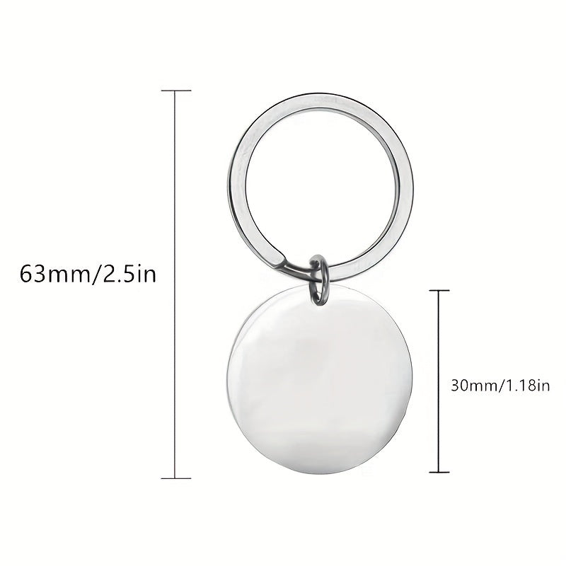 Romantic 'Always Sister Forever Friend' Stainless Steel Keychain Gift