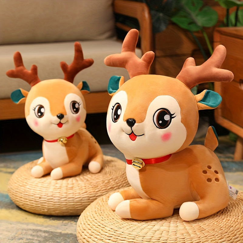Christmas Deer Doll Plush Pillow Home Decoration