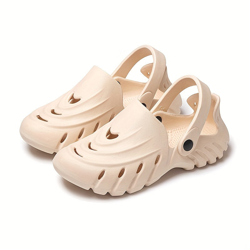 Women's Solid Hole Shoes Thick Bottom Sport Sandals