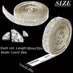 Rhinestone Crystal Glitter Sticker Tape DIY Crafts