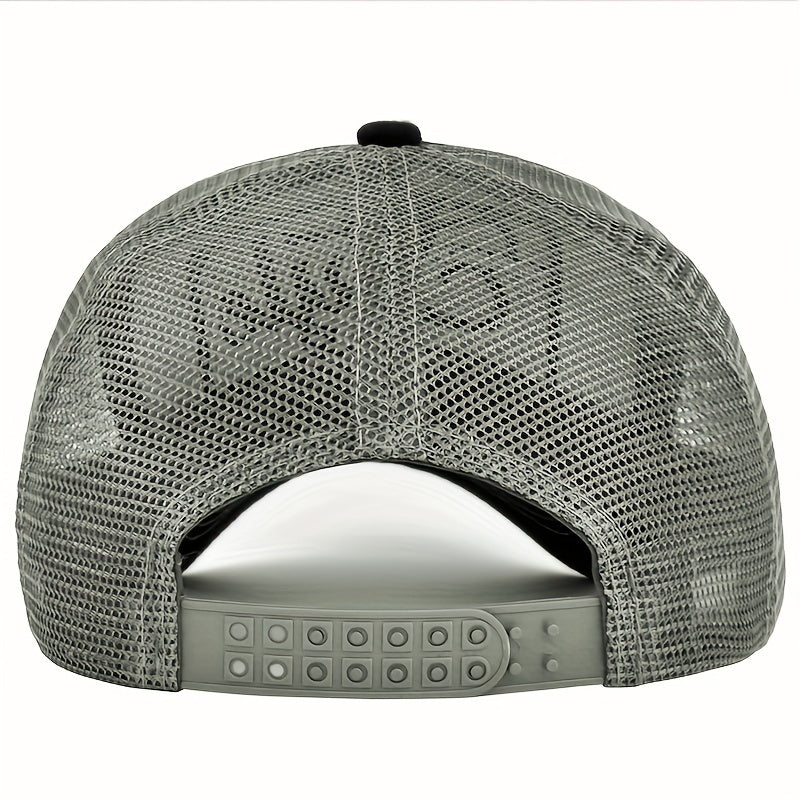 Embroidered Baseball Cap Adjustable Peaked Curved Brim Sun Hat