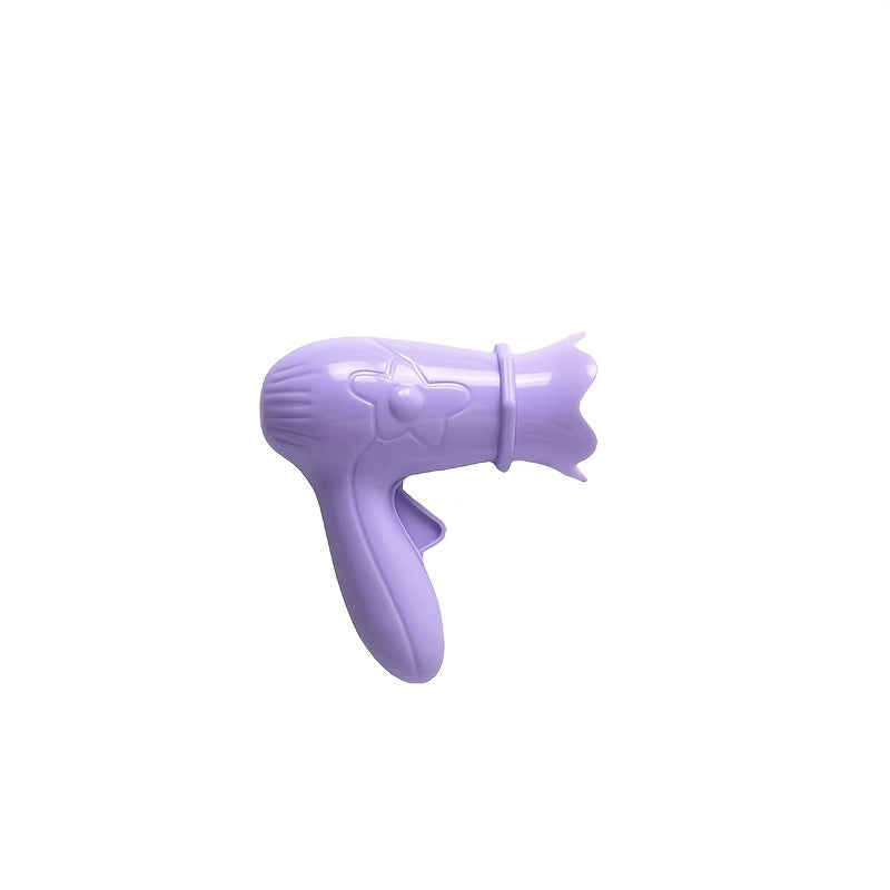 Kids Toy Hair Dryer for Dolls Pink & Purple ABS Pretend Play Salon Tool