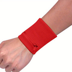 Kids Wrist Pouch Sport Gym Basketball Running Sweatbands Wrist Wrap Wallet